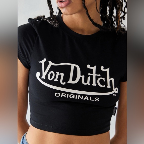 VON DUTCH NWT ORIGINAL LOGO BABY TEE - Picture 2 of 4